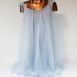 Vintage Double Nylon Babydoll Nightie - L/XL